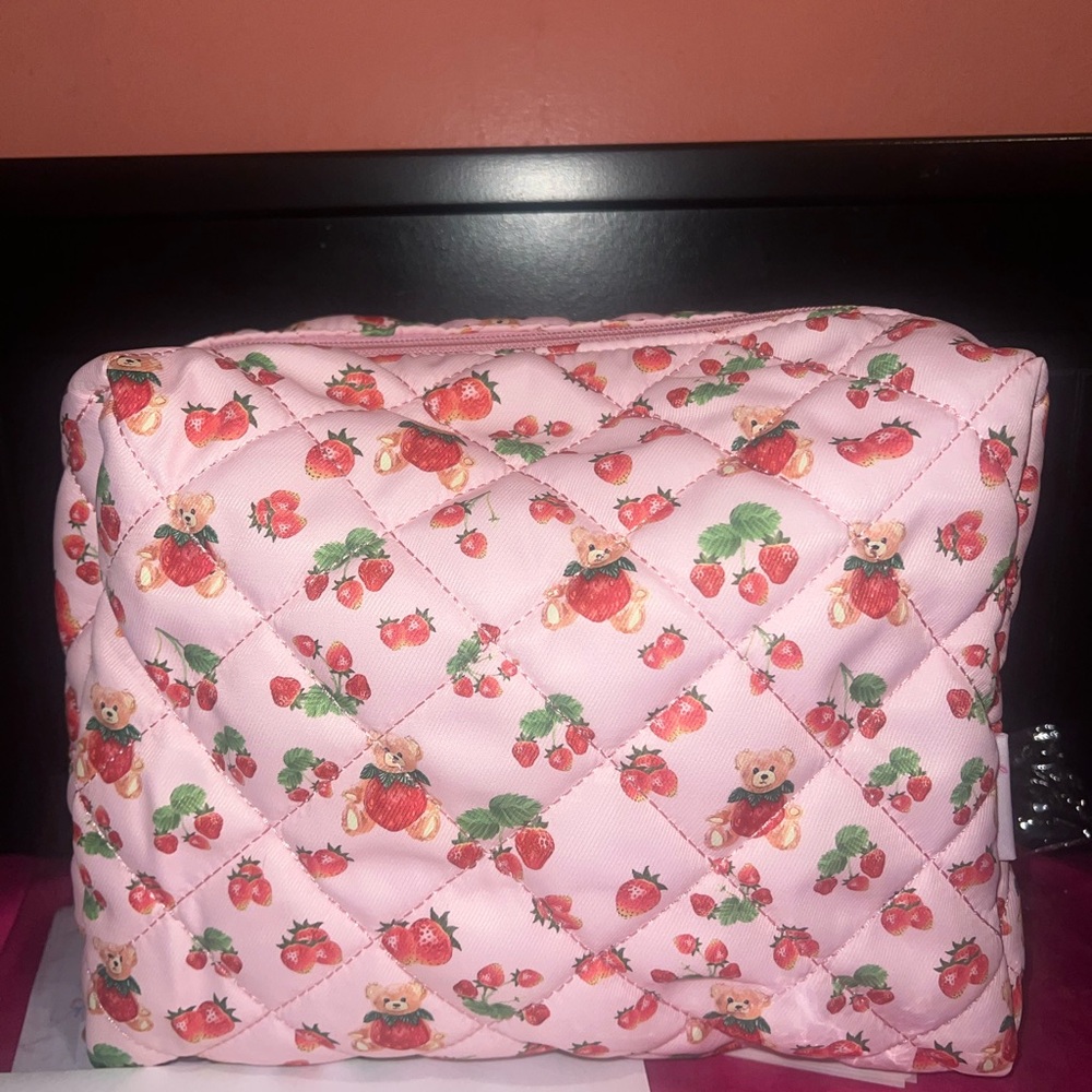 Coquette Strawberry Bear Bag